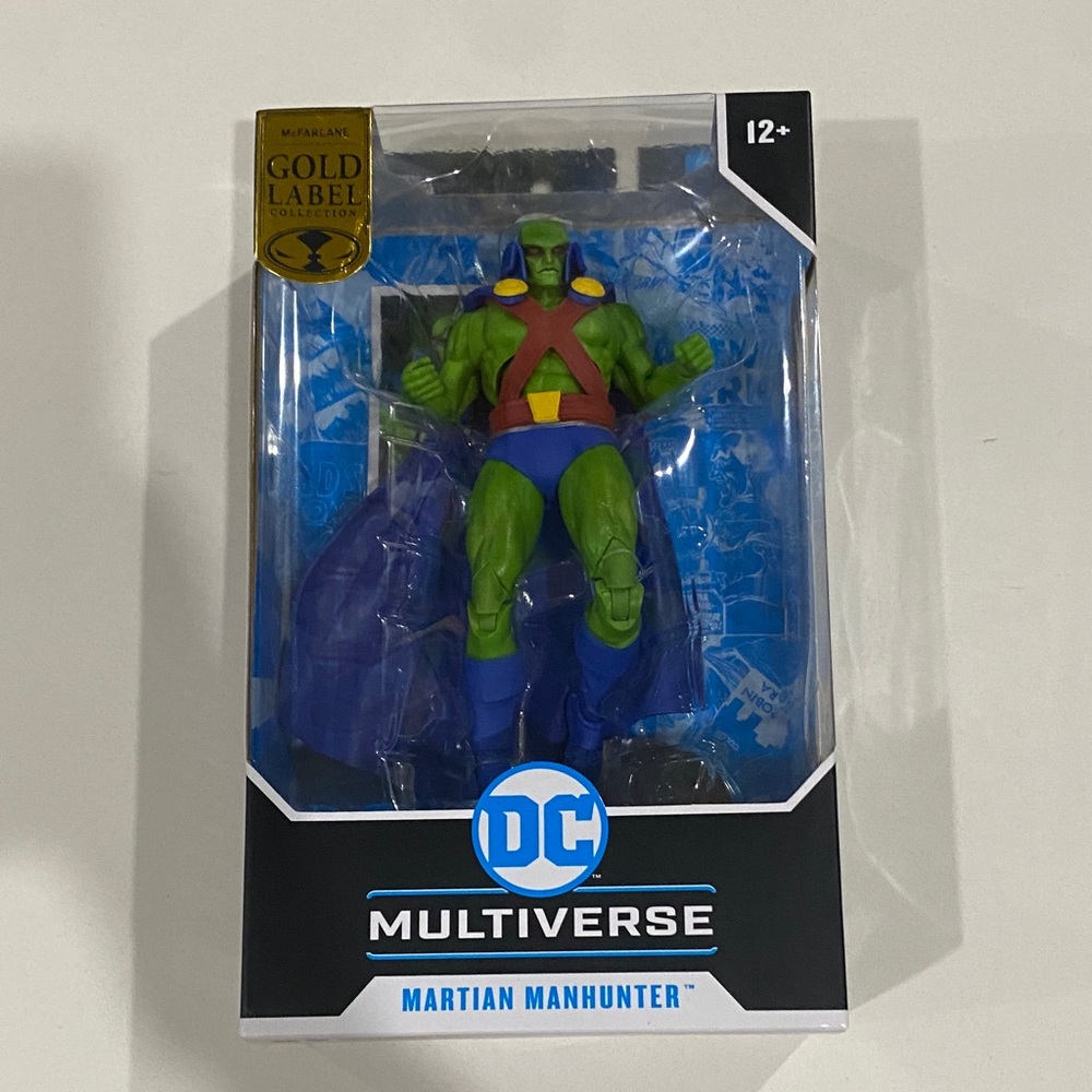 DC Multiverse Martian Manhunter Action Figure - Green & Blue